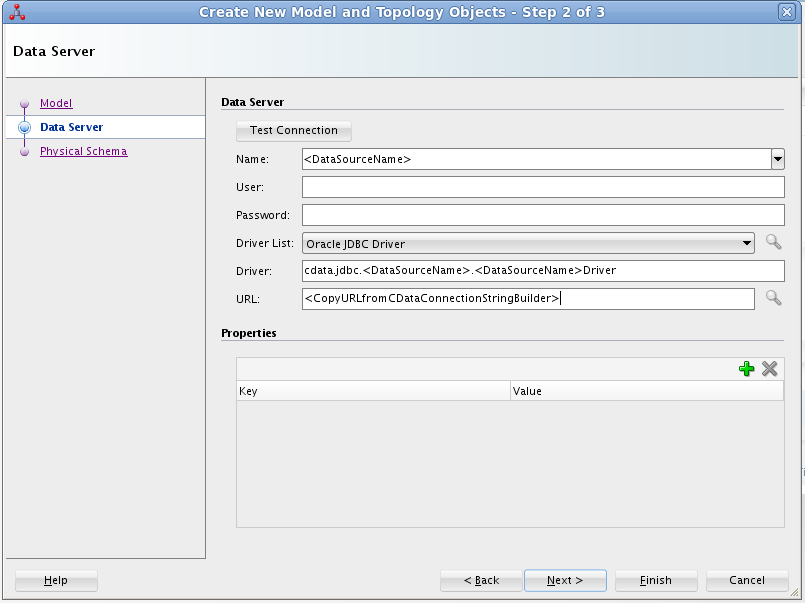 Configuring the Data Server