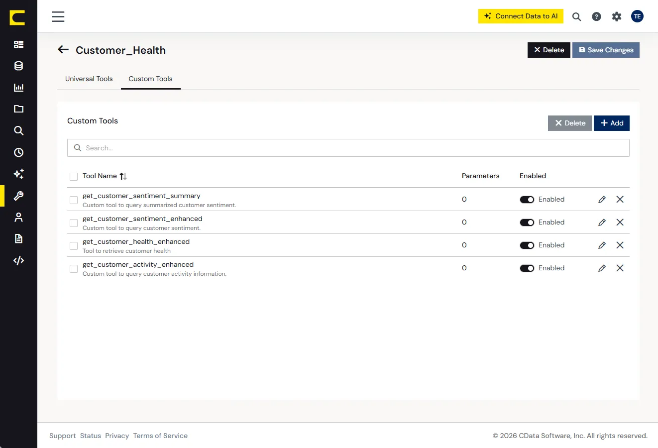 Each use case can get its own purpose-built tools
