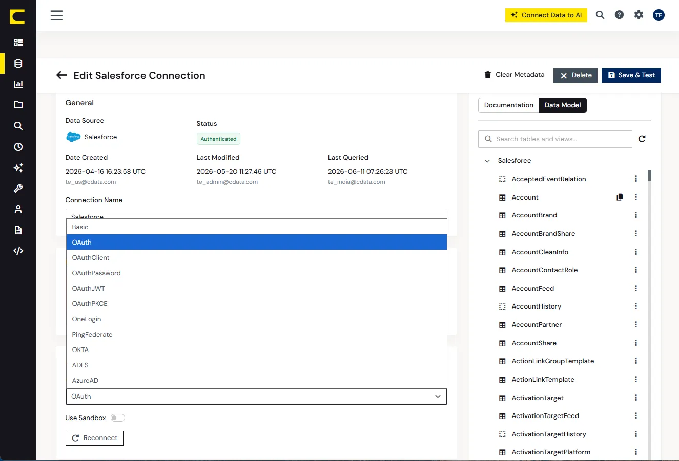 Support every authentication scheme needed