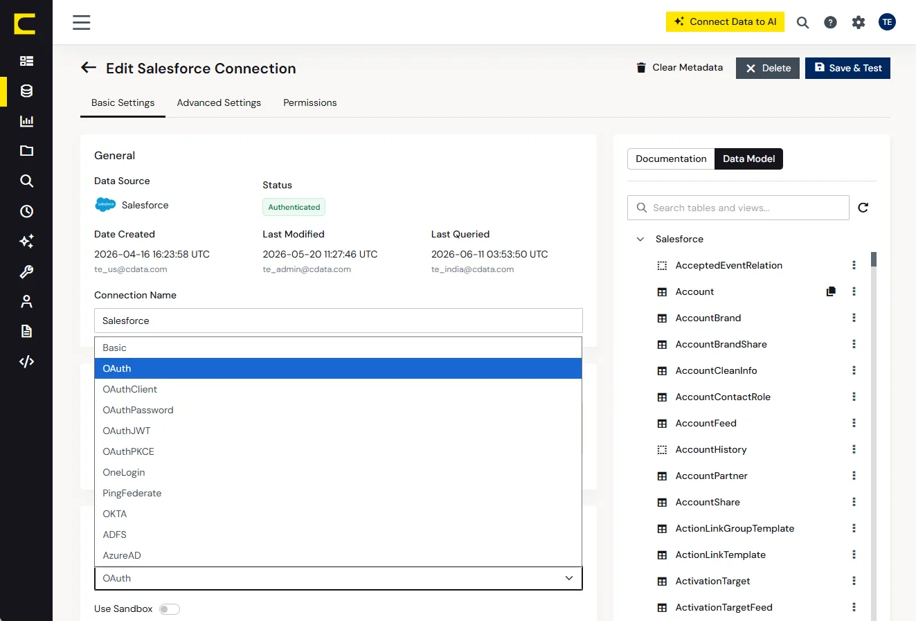Every action carries the user's identity