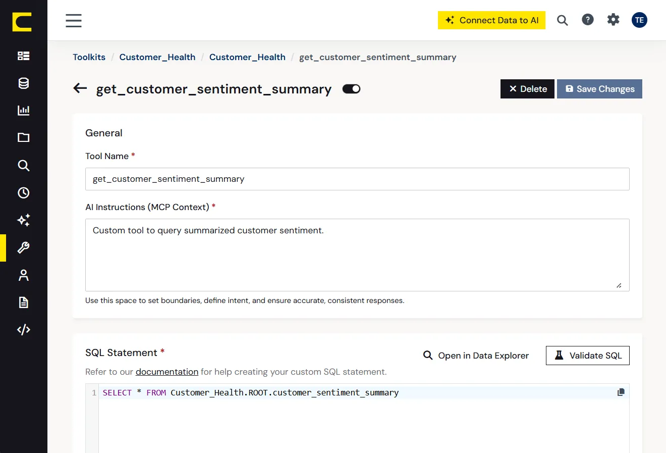 Custom and proprietary data becomes AI-readable