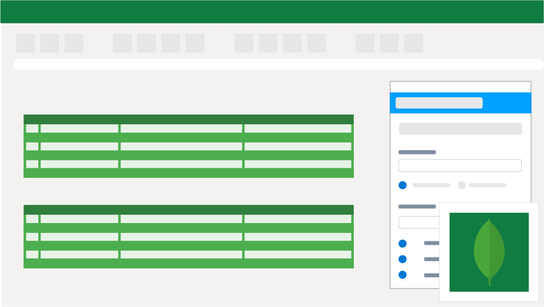 Unstructured Data in Excel - MongoDB Example