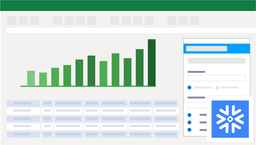 Storage Data in Excel - Snowflake Example