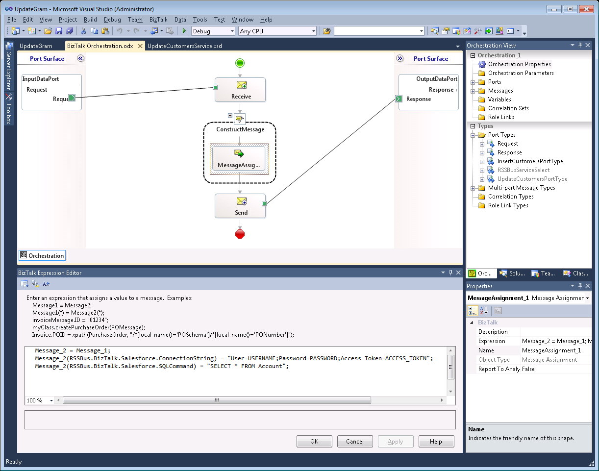 CData BizTalk Adapter for Shopify
