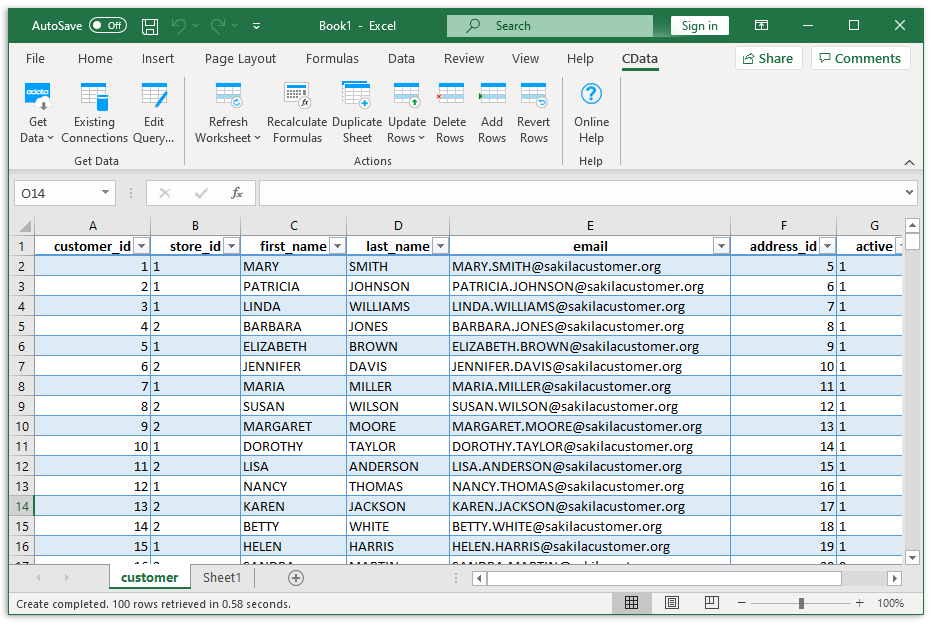 Excel Add-In for Apache Hive