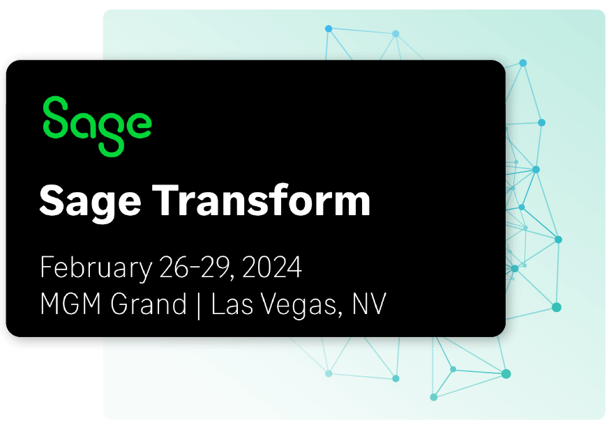 Sage Transform - February 26-29, 2024 - MGM Grand Las Vegas, NV