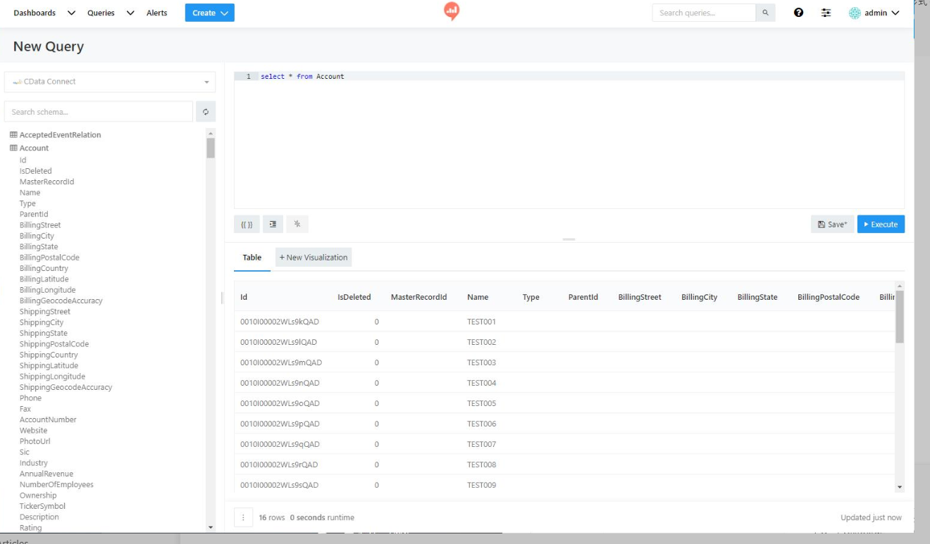 Execute SQL