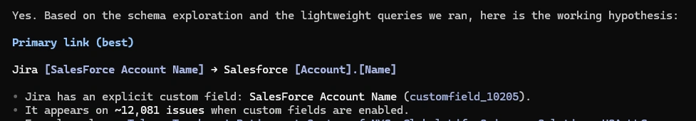 Mapping Jira issues to Salesforce accounts