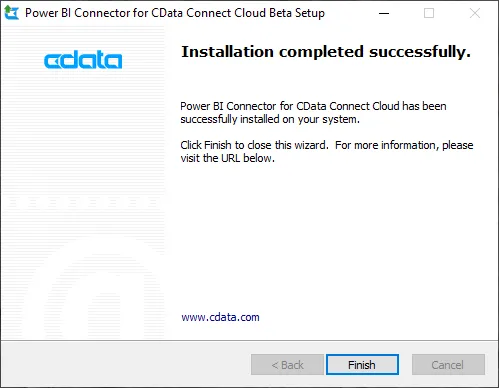 Installing the CData Connect Cloud Power BI Connector