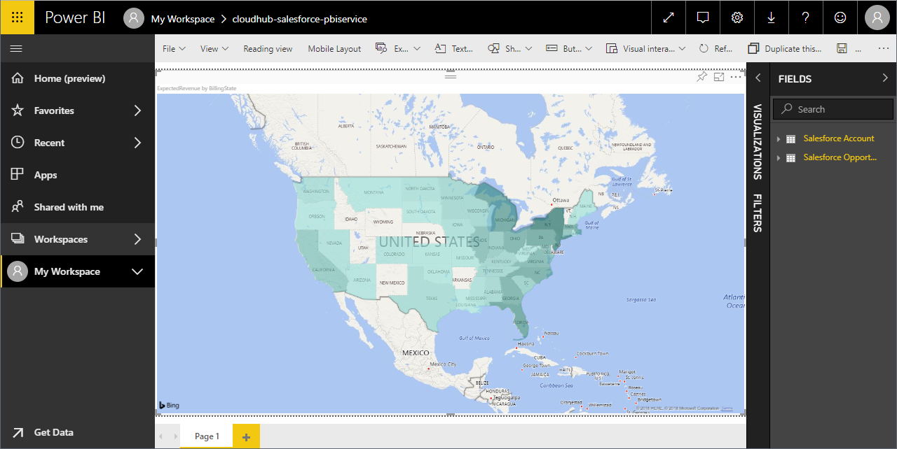 Power BI サービスでNetSuite のデータをビジュアライズ