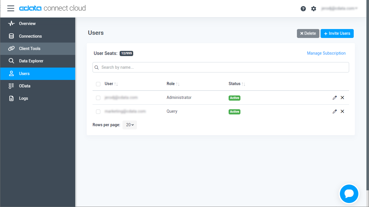 Connect Cloud users