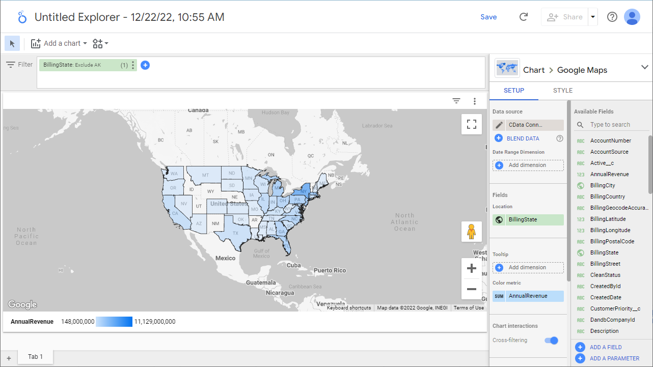 Visualizing Dynamics GP data in Looker Studio