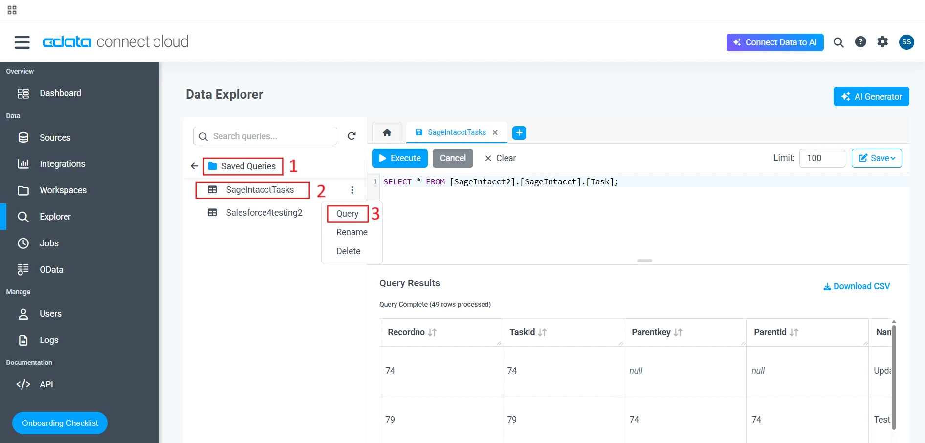 New Saved Query can be seen in Saved Query Folder
