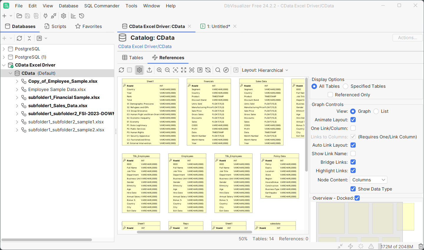 Connection Properties in CData JDBC Excel Driver Connection Properties for CData JDBC Excel Driver