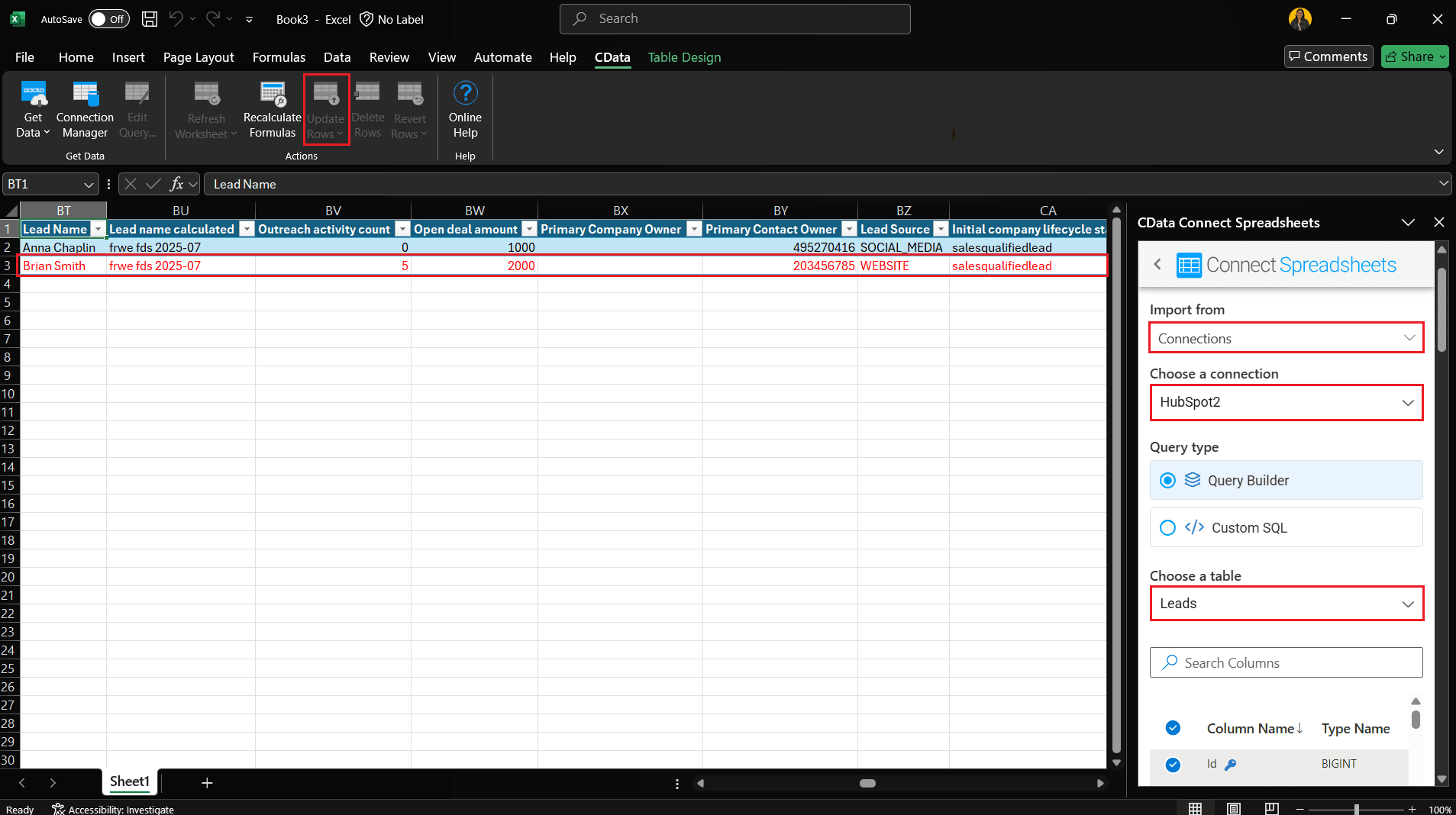 CData HubSpot Driver v24 and Above Enhances Functionality with Leads Object