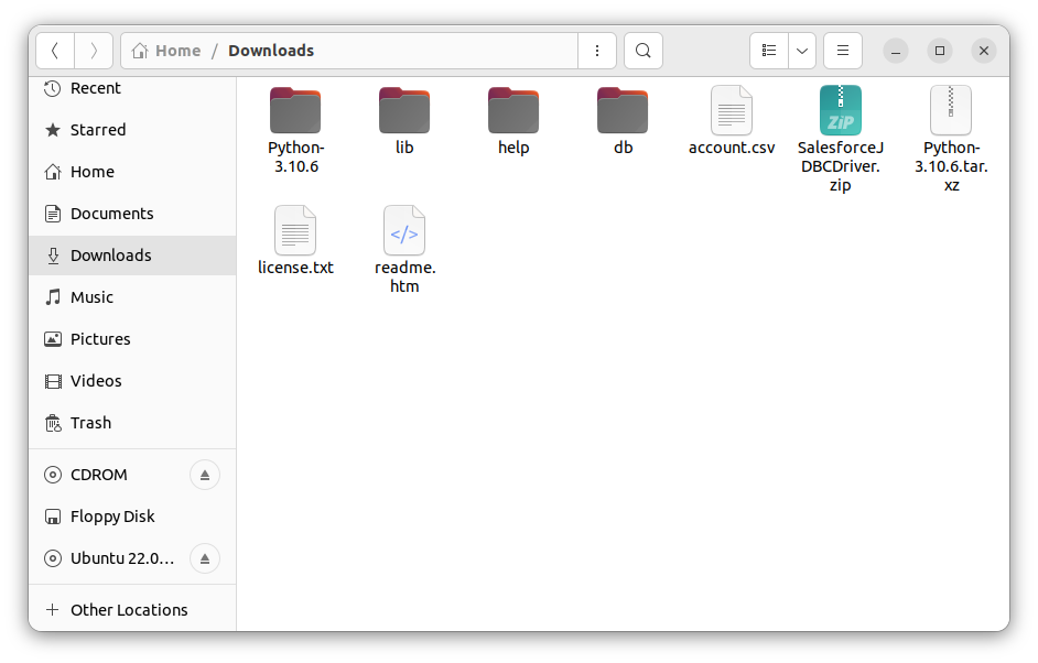 CSV が作成される