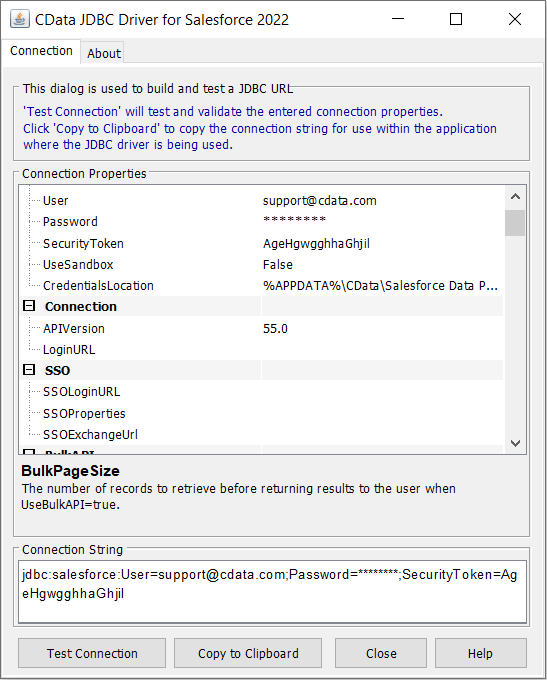 A chart with null values filtered out. (Salesforce is shown.)