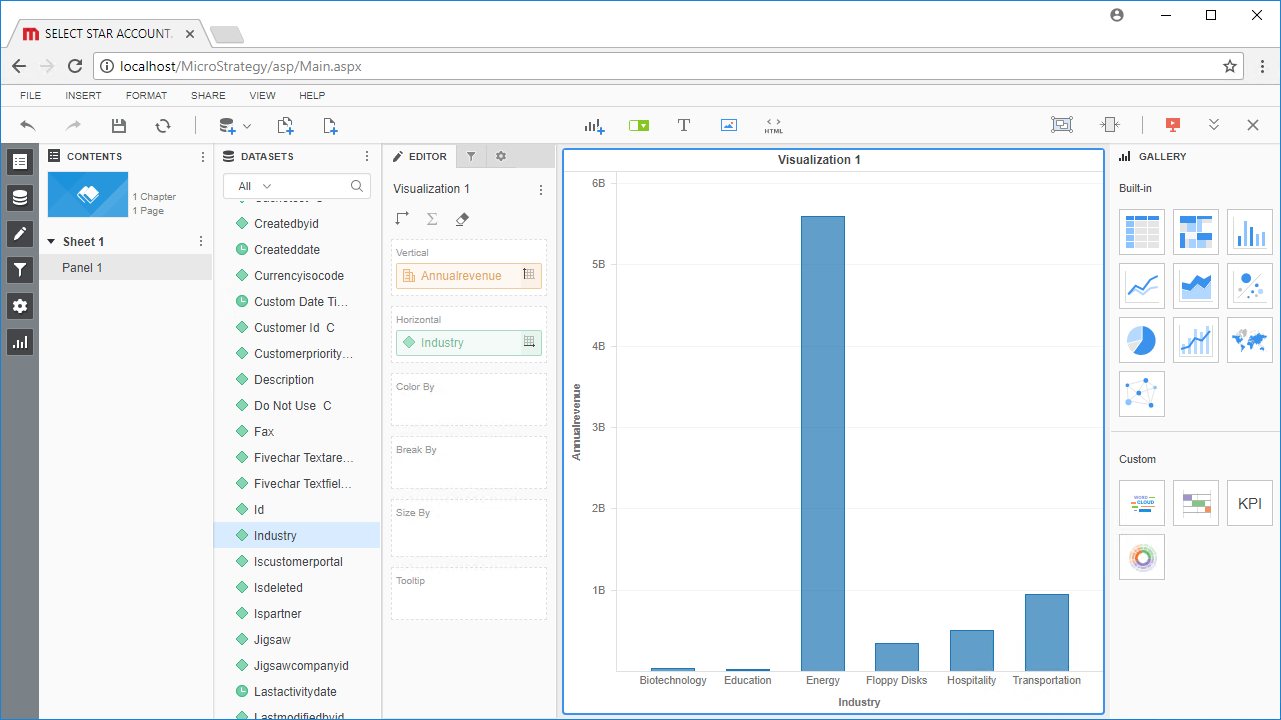 Visualize Power BI XMLA データ.