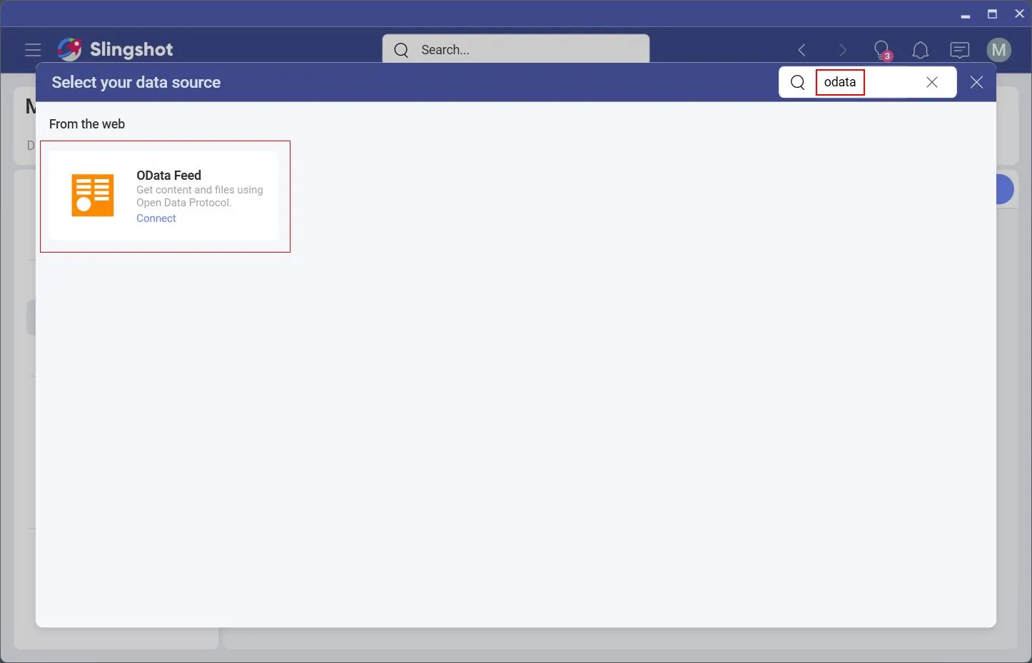 Select OData Feed