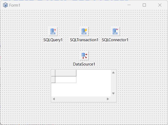 Main form window in Lazarus Pascal IDE