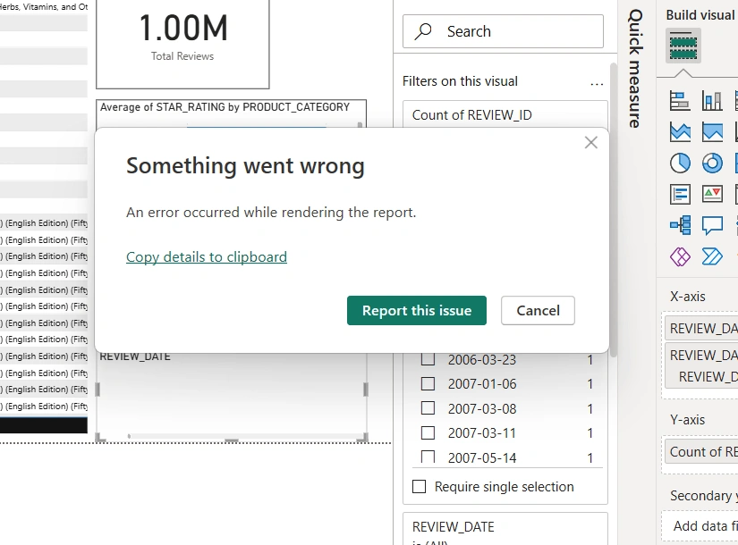 Microsoft native SAP HANA connector — DirectQuery rendering failure in Power BI Desktop Microsoft native SAP HANA connector — DirectQuery rendering failure in Power BI Desktop