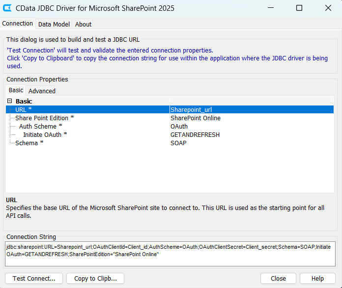 Driver configuration Driver configuration