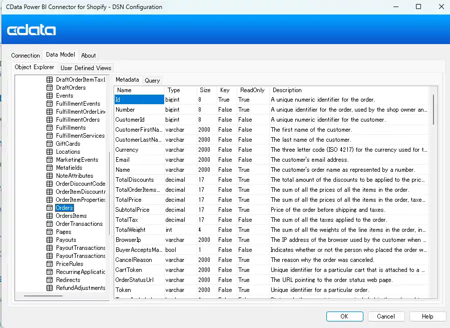 REST Schema sample