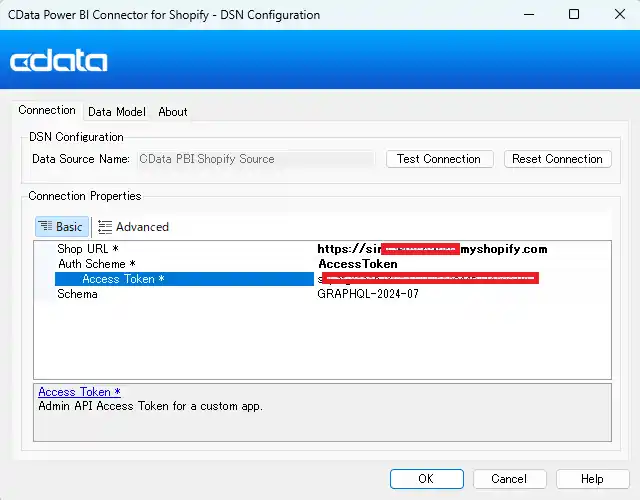 Create Shopify DSN