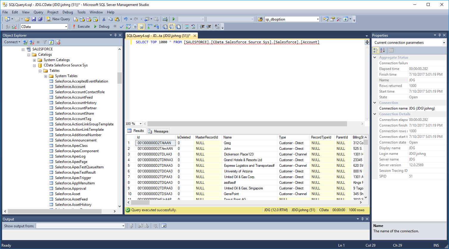 QuickBooks to SQL Server - Executing Code in the Server