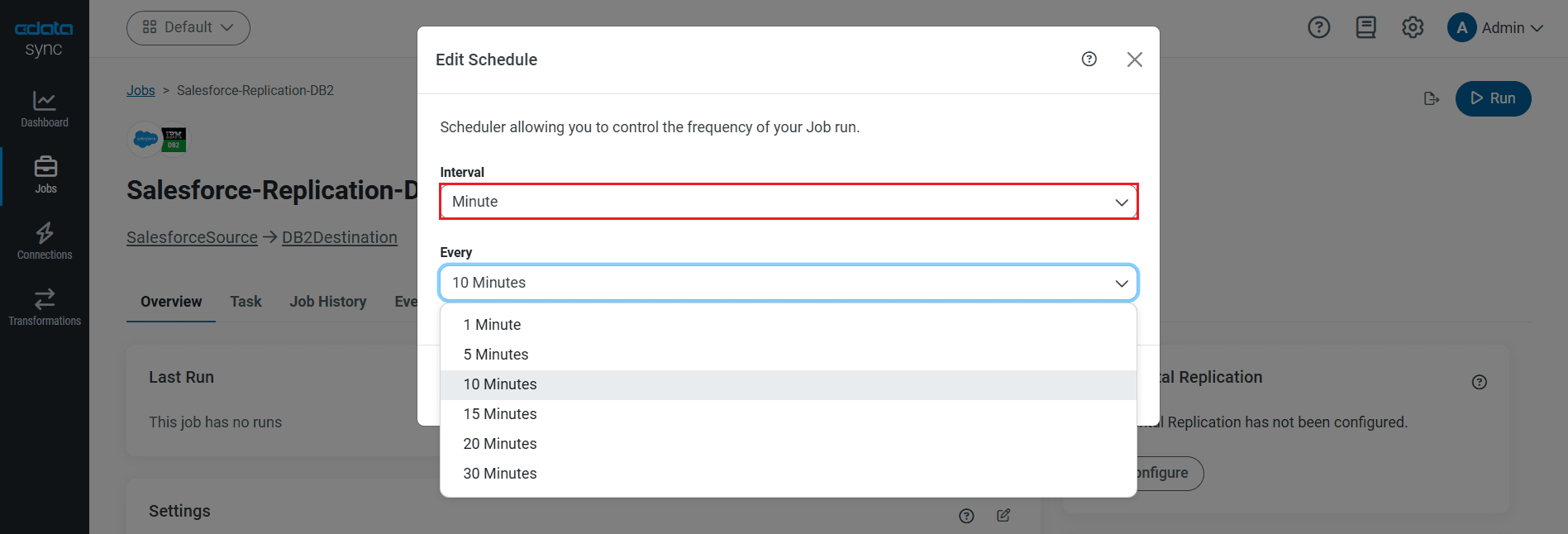 Schedule your job to run automatically.