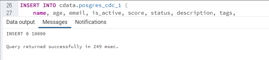 Add Records to Target Table