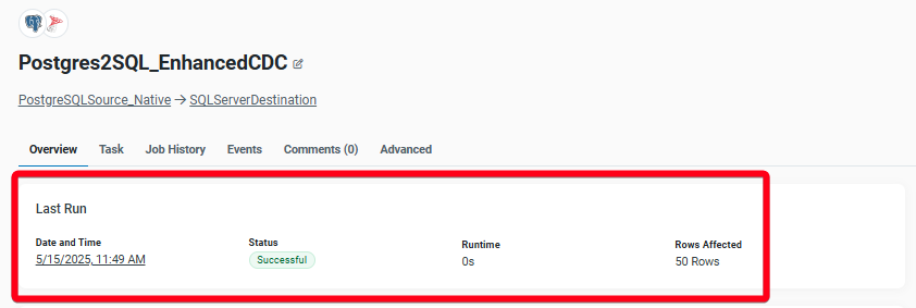 Execute Initial Replication
