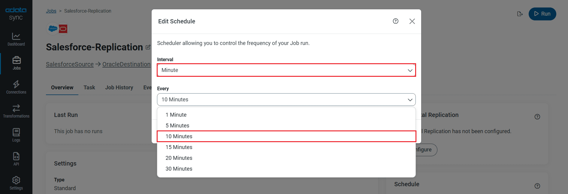 Schedule your job to run automatically.