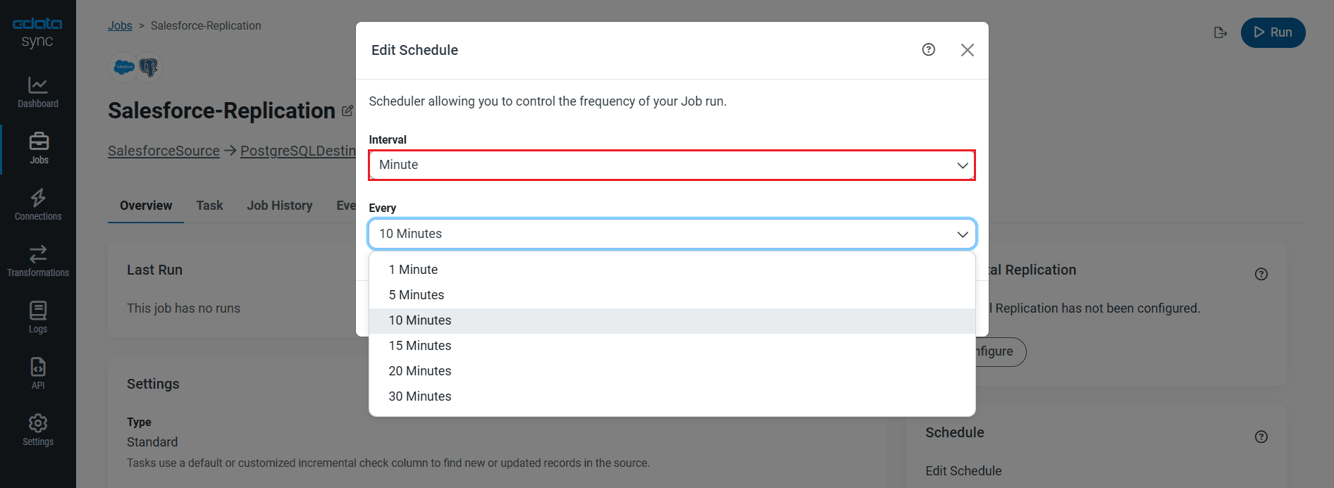Schedule your job to run automatically.