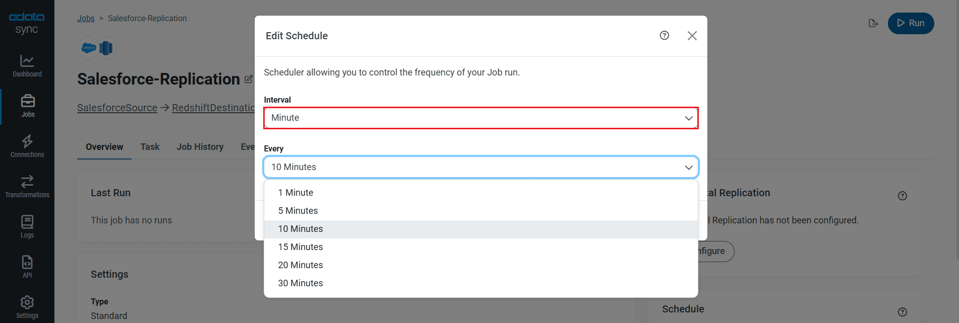 Schedule your job to run automatically.