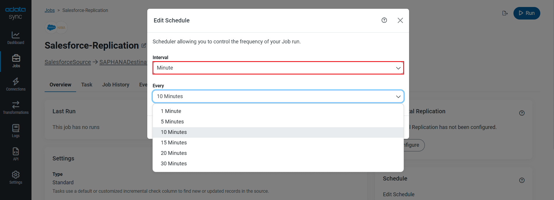 Schedule your job to run automatically.
