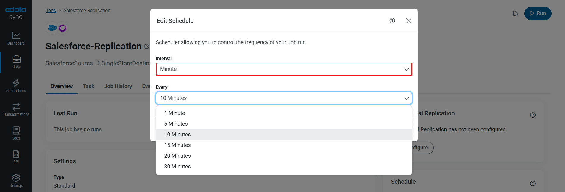 Schedule your job to run automatically.