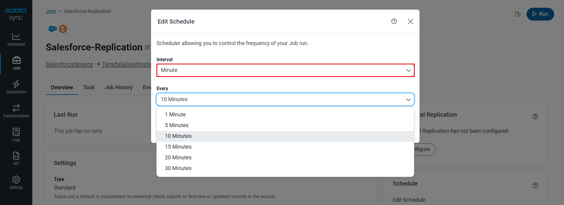 Schedule your job to run automatically.