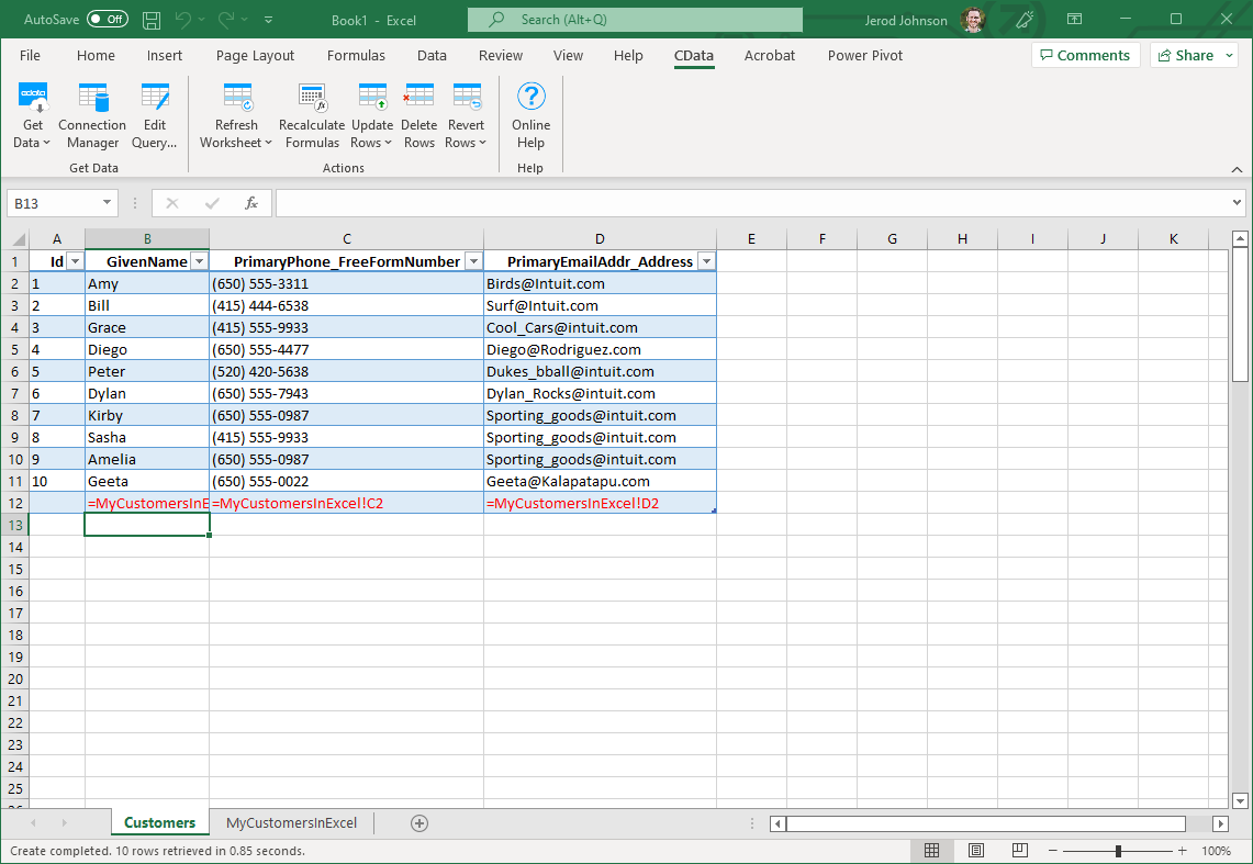 Transfer Data from Excel to FinancialForce