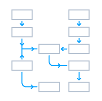 Fully-integrated connectors illustrative icon