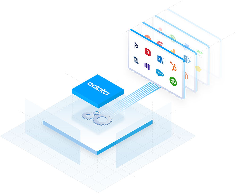 Connect to BI & Analytics Data Source with CData SQL Connectors Diagram