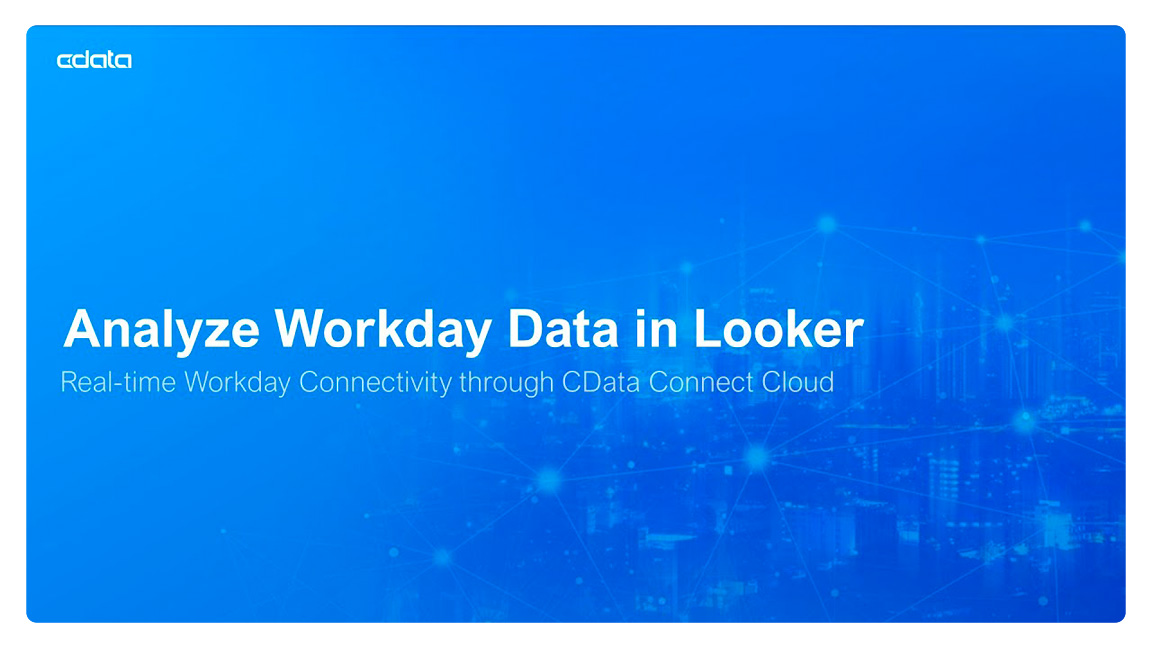 Analyze Workday Data in Looker
