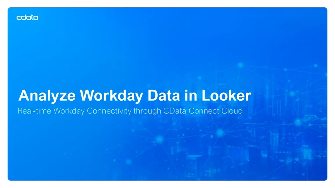 Analyze Workday Data in Looker