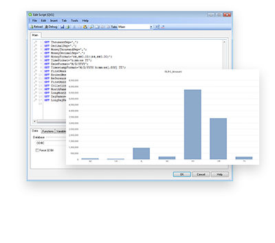 Illustrating complex query processing in Qlik